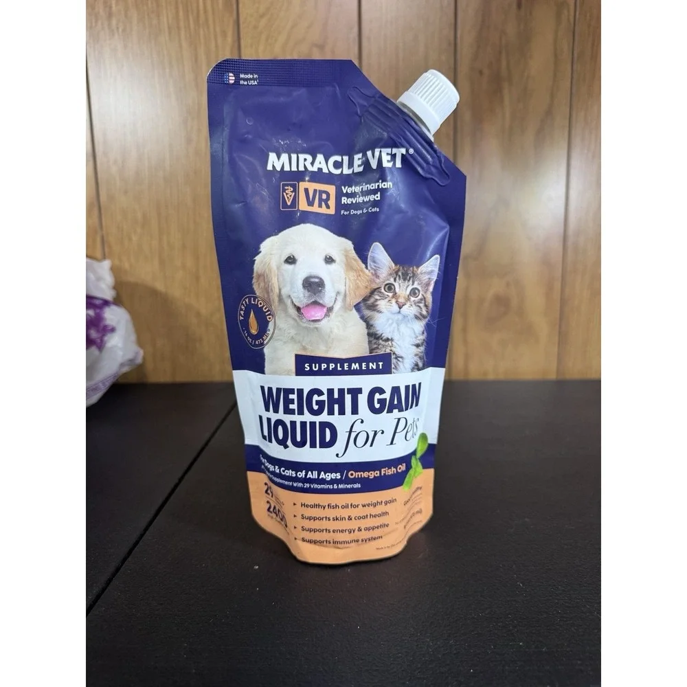 Miracle Vet High Calorie Weight Gainer‎ for Dogs & Cats - 2400 Calories